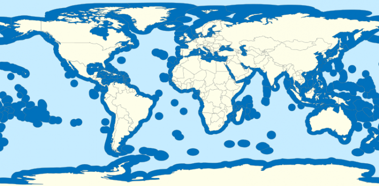 Marine Protected Areas, world map | ClimatePositions