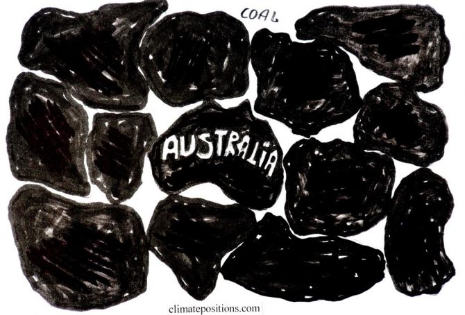 Climate Debt: Australia ranks 8th (performance of the twenty largest coal producers)
