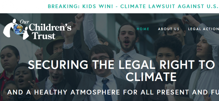 Climate change lawsuit against the government of the United States (Our Children’s Trust)